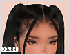 Softie Hair Black