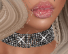 Diamond Black Choker