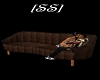 [SS] Brown kiss couch