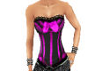 black pink corset