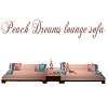 Peach Dreams lounge sofa