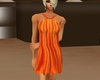 maternity orange dress