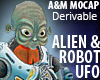 Alien & Robot UFO