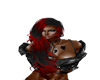 Red Black Haar