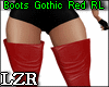 Boots Gothic Red Rl