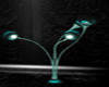 Teal animated crazy lamp