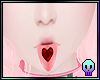 Red Candy Heart Tongue