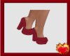 Red Nice Bow Pumps