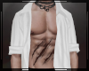 + Silk Open Shirt White