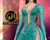 *GH* Aqua luxury Gown