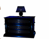 blue nightstand