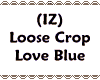 (IZ) Crop Love Blue