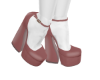 pink chunky heels
