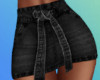 Black Denim Jean Skirt