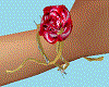 Red Rose Vine Bracelet/R