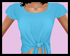 turquoise KNOTTED T