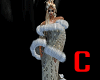 GOWN DRESS SILBER