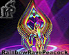 Rainbow Rave Peacock