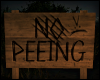 G|No Peeing Sign