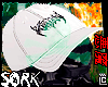 cap white custom y2k