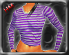 !HM! Striped Knit Purple