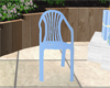 Plastic Blue Chair