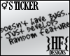 }HF{ Sticker - Bugs