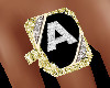 Diamond & Gold Ring "A"