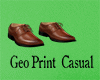 Geo Print Mustard