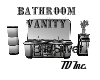 Blk/Silver Bathroom Vani
