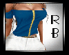 [RB] Blusa Azul Ziper