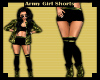 Army Girl Shorts