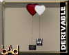 DRB Heart Balloons Signs