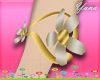 :Gold Flower Bangle L: