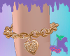 🍒 Heart Gold Bracelet