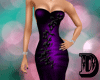 D Purple Night Gown