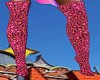 Thigh Pink Leopard Boot