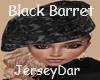 Black Barret Hat