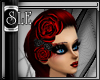 [SLE]Red/Blk Hair Rose
