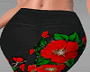 Red Flowers Pants