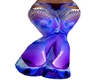 Blue Velvet Rose Flares