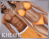 K beach orange bikini bu