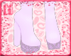 |H| Lilac Hearts Boots