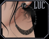 [luc] Nox Earrings Onyx