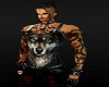 muscled wolf tanktop