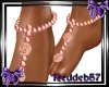 *RD* Peach Foot Beads