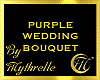 PURPLE WEDDING BOUQUET