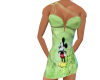 Sexy Green Mickey Dress