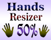 Hands Resizer Scaler 50%