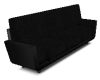 Simple Black Couch